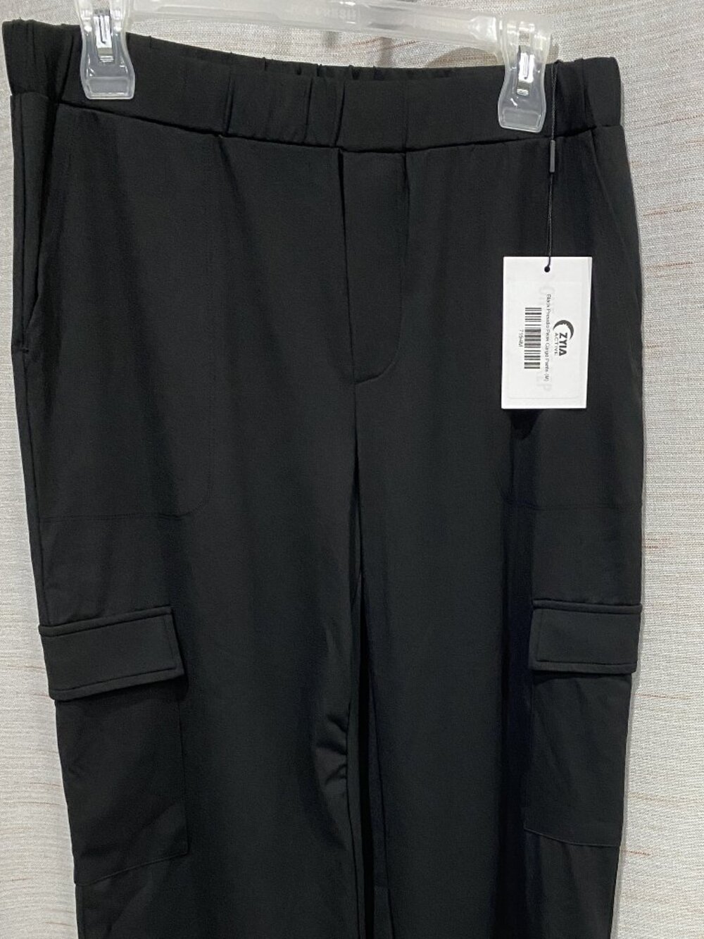 Zyia Active Cargo Pants Black Medium Womens (234)